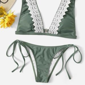 NWOT Green Bikin Size Medium